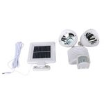 Dual-Light-Security-Solar-Motion-Sensor-22-LED-Lumens-Outdoor-Post-Garden-Floodlight-White-0-1