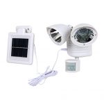 Dual-Light-Security-Solar-Motion-Sensor-22-LED-Lumens-Outdoor-Post-Garden-Floodlight-White-0