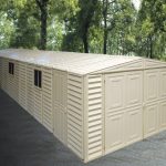 Duramax-01514-Vinyl-Garage-Shed-with-Foundation-and-Window-105-by-285-Feet-0-1