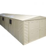 Duramax-01514-Vinyl-Garage-Shed-with-Foundation-and-Window-105-by-285-Feet-0