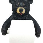 Ebros-Black-Bear-Toilet-Paper-and-Hand-Towel-Holder-Set-Whimsical-Bear-Bathroom-Decor-Accessories-0-0