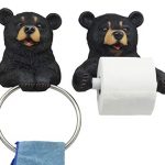 Ebros-Black-Bear-Toilet-Paper-and-Hand-Towel-Holder-Set-Whimsical-Bear-Bathroom-Decor-Accessories-0