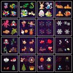 ElementDigital-Laser-Projector-Lights-Landscape-Christmas-Lights-Moving-Snowflake-LED-Outdoor-Landscape-Laser-Projector-Lamp-Garden-Xmas-Light-UL-Listed-16-Patterns-0-2