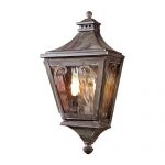 Elk-5715-C-10-by-20-Inch-Camden-Water-Glass-2-Light-Outdoor-Wall-Lantern-Charcoal-Finish-0