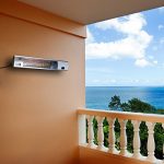EnerG-Wall-or-Ceiling-Mount-Electric-Infrared-Heater-with-LED-Lights-Silver-0