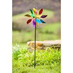 Evergreen-Floral-Wind-Outdoor-Safe-Kinetic-Wind-Spinning-Topper-Pole-Sold-Separately-0-0