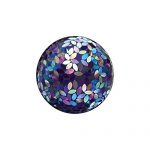 Evergreen-Garden-Purple-Iridescent-Flower-Petal-Mosaic-Glass-Gazing-Ball-10L-x-10W-x-12H-0