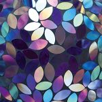 Evergreen-Garden-Purple-Iridescent-Flower-Petal-Mosaic-Glass-Gazing-Ball-10L-x-10W-x-12H-0-2
