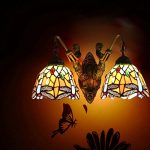 FUMAT-Tiffany-Sconce-Wall-Light-Fixtures-Dragonfly-Stained-Glass-Wall-Lamp-Mermaid-Bathroom-Mirror-Front-Light-Retro-Corridor-Light-Stair-Wall-Lights-E26-2-Heads-0-1