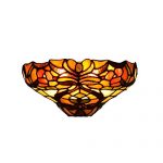 FUMAT-Tiffany-Wall-Lamp-Stained-Glass-Flower-Retro-Art-Wall-Sconce-Lighting-Fixtures-E26-2-Lights-LED-Bathroom-Mirror-Front-Light-Wall-Light-for-Bedroom-0
