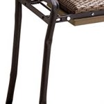 Flexrake-Garden-Kneeler-Seat-Steel-Bench-Stool-With-Kneeling-Pad-in-Black-and-Brown-Colors-0-1