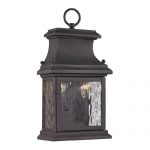 Forged-Provincial-Collection-2-light-outdoor-sconce-in-Charcoal-0