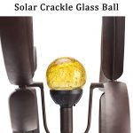 GIGALUMI-Solar-Wind-Spinner-with-Crackle-Glass-Ball-Solar-Lights-255-Dia-Bronze-Powder-Coated-Finish-Dual-Rotors-Wind-Sculpture-for-Yard-Art-or-Garden-Decoration-0-2