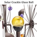 GIGALUMI-Solar-Wind-Spinner-with-Crackle-Glass-Ball-Solar-Lights-255-Dia-Bronze-Powder-Coated-Finish-Dual-Rotors-Wind-Sculpture-for-Yard-Art-or-Garden-Decoration-0-5