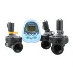 Galcon-7103-Waterproof-3-Station-Kit-with-Battery-Operated-Controller-with-3-1-Inline-DC-Latching-Valves-0