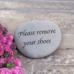 Garden-Age-Supply-Please-remove-your-shoes-Engraved-Stone-Sign-Inspirational-Sandblast-Perfect-Gorgeous-Unique-Gift-Ideas-Natural-River-Rock-0-1