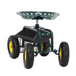 Garden-Cart-Rolling-Work-Seat-with-Tool-Tray-Heavy-Duty-Gardening-Planting-New-0-0