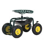Garden-Cart-Rolling-Work-Seat-with-Tool-Tray-Heavy-Duty-Gardening-Planting-New-0-2