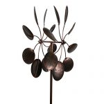Garden-Kinetic-Wind-Spinner-Bronze-Leaves-0-0