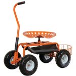 Garden-Scoot-with-Swivel-Seat-Flat-Free-Tires-and-Bucket-Basket-0
