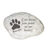 GiftsForYouNow-Cat-Memorial-Personalized-Garden-Stone-0
