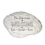GiftsForYouNow-Live-Laugh-Love-Personalized-Garden-Stone-11-W-x-8-H-0