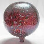 Glass-Gazing-BallCircus-Amethyst-12-Inch-by-Iron-Art-Glass-Designs-0