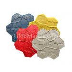 GlobMarble-Concrete-Stamp-Mats-Set-of-4-Random-Stones-Stamped-concrete-SM-1903Set-0