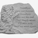 Goodbyes-Are-NotwFern-Memorial-Stone-0