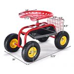 Goplus-Garden-Cart-Rolling-Work-Seat-Outdoor-Lawn-Yard-Patio-Scooter-for-Planting-Adjustable-Swivel-Seat-wTool-Tray-Red-0-0