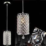 Gracelove-Modern-Crystal-Ceiling-Light-Pendant-Lamp-Fixture-Lighting-Chain-Chandelier-Including-2-Bulbs-0-0