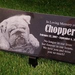 Granite-Stone-and-Stand-Marker-Personalized-with-Picture-of-ChoiceText-of-Choice-Animal-or-Person-Human-Temporary-Marker-Family-Laser-Engraved-Grave-Site-Cemetery-Gravestone-Yard-Plaque-0-0