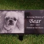 Granite-Stone-and-Stand-Marker-Personalized-with-Picture-of-ChoiceText-of-Choice-Animal-or-Person-Human-Temporary-Marker-Family-Laser-Engraved-Grave-Site-Cemetery-Gravestone-Yard-Plaque-0-2