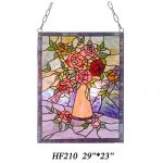 HF-210-Tiffany-Style-Stained-Church-Art-Glass-Roses-Rectangle-Window-Hanging-Glass-Panel-Suncatcher-29-Hx23-W-0