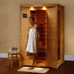 Hanko-1-2-Person-Pre-built-FAR-Infrared-Sauna-Highest-Quality-Hemlock-Construction-3-Premium-Ceramic-Heaters-Mp3cdstereo-Speakers-Built-in-Easy-Control-Panels-5-Year-Warranty-Easy-Construction-0