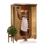 Hanko-2-Person-Pre-Built-FAR-Infrared-Sauna-6-Premium-Carbon-Heaters-High-Quality-Hemlock-Wood-Construction-Built-In-MP3AUXCDAMFM-Stereo-Speakers-7-Color-Therapy-Light-Backrests-Towel-Hooks-Magazine-R-0