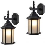 Hardware-House-19-2132-19-2057-Patio-Porch-Wall-Mount-Exterior-Lighting-Lantern-Fixtures-with-Frosted-Glass-Twin-Packs-0