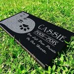 Heart-Paws-You-Left-Paw-Prints-on-Our-Hearts-Pet-Grave-Markers-Memorial-Stones-Personalized-Headstone-Absolute-Black-Granite-Garden-Plaque-Engraved-with-Dog-Cat-Name-Dates-0