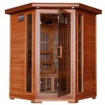 HeatWave-SA1312-Hudson-Bay-3-Person-Corner-Unit-Cedar-Infrared-Sauna-with-7-Carbon-Heaters-E-Z-Touch-Control-Panel-Oxygen-Ionizer-CHROMOTHERAPY-System-Recessed-Interior-Lighting-and-Buil-0