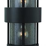Hinkley-1909SK-Contemporary-Modern-Two-Light-Wall-Mount-from-Saturn-collection-in-Blackfinish-0