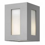 Hinkley-2190TT-LED-Dorian-123-17W-2-LED-Outdoor-Wall-Sconce-Titanium-Finish-with-Clear-Painted-White-Glass-0