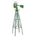 HomGarden-8-Windmill-Yard-Ornametal-Steel-Garden-Wind-Mill-Weather-Vane-Weather-Resistant-Decoration-for-Home-Garden-Backyard-0