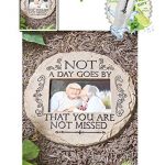 HomeCricket-Gift-Included-Garden-Memorial-Remembrance-Tribute-Photo-Stone-Plaque-Not-a-Day-Goes-By-FREE-Bonus-Water-Bottle-by-0-0