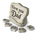 I-Love-You-Dad-Stone-Bundle-with-Base-Rock-and-5-Pocket-Size-Inspiration-Stones-Hope-Family-Friends-Love-and-Faith-7-Stones-Total-0