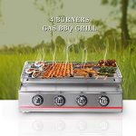 ITOPKITCHEN-4-Burners-Gas-BBQ-Grill-LPG-Infrared-Barbecue-Stove-Smokeless-Adjustable-Height-Easy-Cleaned-Stainless-Steel-0-2