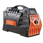 JASTEK-500W296Wh-Portable-Generator-Uninterruptible-Power-Supply-Pure-Sine-Wave-Inverter-with-Dual-110V-AC-Outlet-and-4-USB-Ports-for-Camping-and-Indoors-Black-0