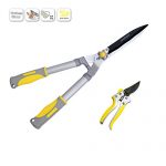 Jardineer-2Pcs-Garden-Shears–Heavy-Duty-Hedge-Clipper-and-Cut-Easy-Hand-Pruner-Garden-Tools-for-Trimming-and-Pruning-Ideal-Garden-Gifts-1-Year-Warranty-0