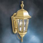 KICHLER-Grove-Mill-9439PB-Outdoor-Wall-Lantern-95-in-Polished-Brass-0
