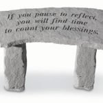 Kay-Berry-36320-If-You-Pause-To-Reflect-Small-Bench-Decorative-Stones-Multicolor-0
