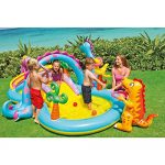 Kids-Inflatable-Pool-Small-Kiddie-Blow-Up-Above-Ground-Swimming-Pool-Is-Great-For-Kids-Children-To-Have-Outdoor-Water-Fun-With-Slide-Floats-Toys-This-Dinoland-Baby-Swim-Pool-Light-Portable-0-0